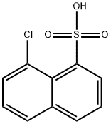 8-クロロ-1-ナフタレンスルホン酸 化学構造式