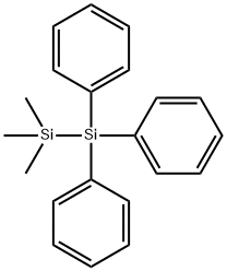 1,1,1-トリフェニル-2,2,2-トリメチルジシラン 化学構造式