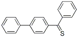 phenyl-(4-phenylphenyl)methanethione Struktur
