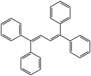 1,1,4,4-TETRAPHENYL-1,3-BUTADIENE Structure