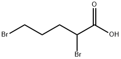 2,5-二溴戊酸, 1450-81-3, 结构式