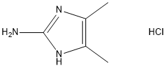 4,5-二甲基-1H-咪唑-2-胺盐酸盐,1450-95-9,结构式