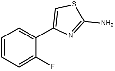 4-(2-Fluoro-phenyl)-thiazol- 2-ylamine Structure