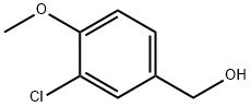3-クロロ-4-メトキシベンジルアルコール 化学構造式
