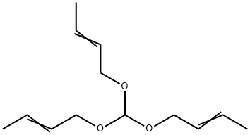 オルトぎ酸トリ(2-ブテニル) 化学構造式