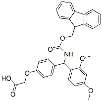 FMOC‐RINKリンカー 化学構造式