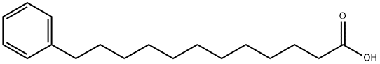 12-フェニルドデカン酸 化学構造式