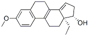 (13S-cis)-13-ethyl-7,11,12,13,16,17-hexahydro-3-methoxy-6H-cyclopenta[a]phenantren-17-ol Struktur
