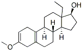13-ethyl-3-methoxygona-2,5(10)-dien-17beta-ol Struktur