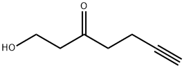 1-hydroxyhept-6-yn-3-one Struktur