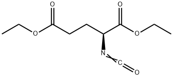(S)-(-)-2-异氰酰基戊二酸二乙酯, 145080-95-1, 结构式