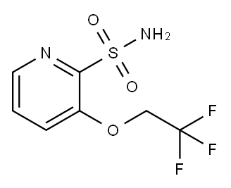 2-AMinosulfonyl-3-(2,2,2-trifluoroethoxy)pyridine Structure