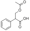 a-((Acetyloxy)methyl)benzeneaceticacid Struktur