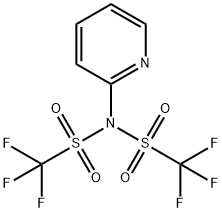 2-[N,N-BIS(TRIFLUOROMETHYLSULFONYL)AMINO]PYRIDINE Struktur