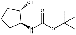 (1S,2S)-反式-N-BOC-2-氨基环戊醇,145106-43-0,结构式