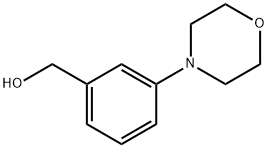(3-吗啉苯基)甲醇, 145127-38-4, 结构式