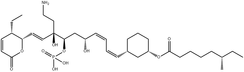 ロイストロズクシンB 化学構造式