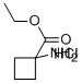 エチル 1-アミノ-1-シクロブタンカルボキシラート 一塩酸塩 化学構造式