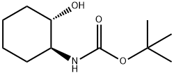 tert-Butyl N-((2S,1S)-2-hydroxycyclohexyl)carbamate Struktur