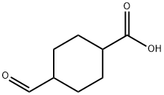 Cyclohexanecarboxylic acid, 4-formyl- (9CI) Structure