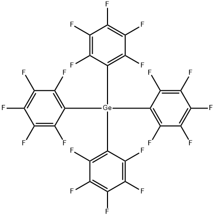 TETRAKIS(PENTAFLUOROPHENYL)GERMANE Structure
