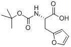BOC-L-2-FURYLALANINE DCHA SALT Struktur