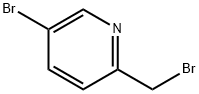 Pyridine, 5-bromo-2-(bromomethyl)- (9CI) 化学構造式