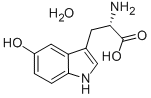 5-HYDROXY-L-TRYPTOPHAN HYDRATE 化学構造式