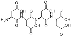 天冬氨酰-天冬氨酰-天冬氨酰-天冬氨酸, 145224-95-9, 结构式