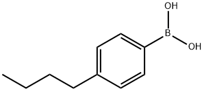 4-ブチルフェニルボロン酸 化学構造式