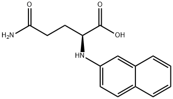 L-GLUTAMIC ACID GAMMA-(BETA-NAPHTHYLAMIDE) Struktur