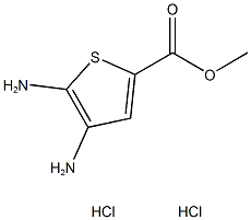 Methyl 4,5-diaminothiophene-2-carboxylate dihydrochloride Structure