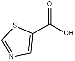 5-チアゾールカルボン酸 化学構造式