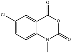 N-甲基-5-氯靛红酸酐, 14529-12-5, 结构式
