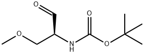 Carbamic acid, [(1S)-1-formyl-2-methoxyethyl]-, 1,1-dimethylethyl ester (9CI) Struktur