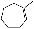 1-メチル-1-シクロヘプテン 化学構造式