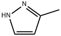 3-甲基吡唑, 1453-58-3, 结构式