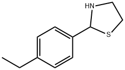 2-(4-エチルフェニル)-1,3-チアゾラン 化学構造式