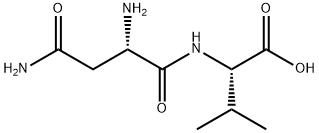 H-ASN-VAL-OH 化学構造式