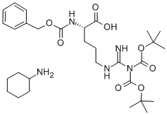 Z-ARG(BOC)2-OH CHA Structure