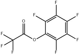 トリフルオロ酢酸ペンタフルオロフェニル 化学構造式