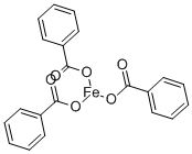 三安息香酸鉄(III) 化学構造式