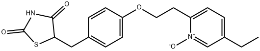 吡格列酮N-氧化物, 145350-09-0, 结构式