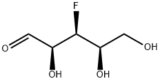 3-フルオロ-3-デオキシ-D-キシロフラノース 化学構造式
