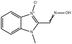 1H-Benzimidazole-2-carboxaldehyde,1-methyl-,oxime,3-oxide(9CI) Struktur