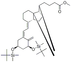 (1α,3β,5Z,7E)-1,3-Bis[[(1,1-diMethylethyl)diMethylsilyl]oxy]-9,10-secochola-5,7,10(19)-triene-24-carboxylic Acid Methyl Ester|