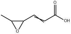 4,5-EPOXY-2-HEXENOICACID Struktur