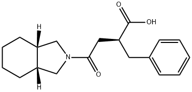 [2(S)-cis]-Octahydro-gamma-oxo-alpha-(phenylmethyl)-2H-isoindole-2-butanoic acid Struktur