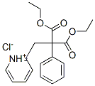 2-フェニル-2-(2-ピリジルメチル)マロン酸ジエチル・塩酸塩 化学構造式