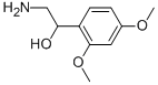 2-amino-1-(2,4-dimethoxyphenyl)ethanol Structure
